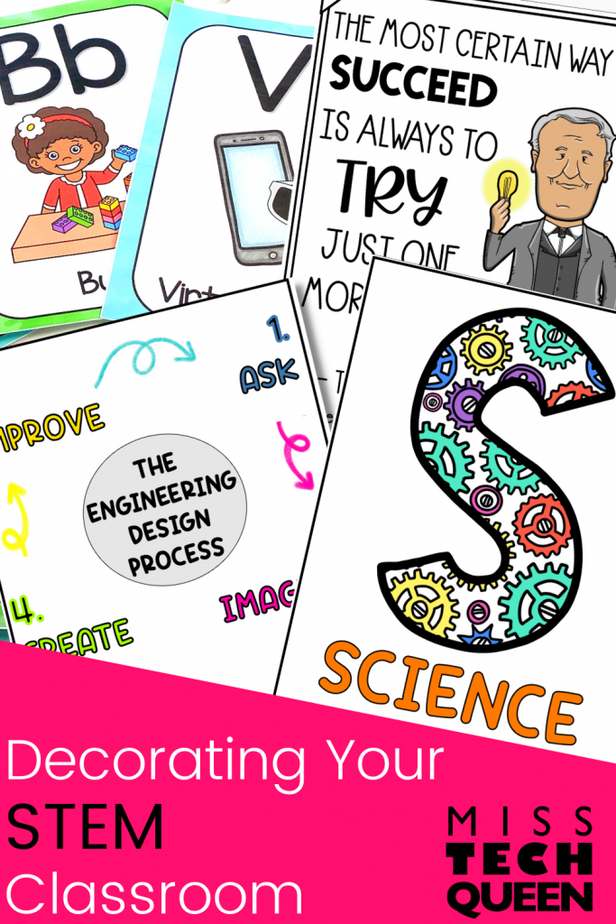 Tips and Ideas for Decorating your STEM Classroom