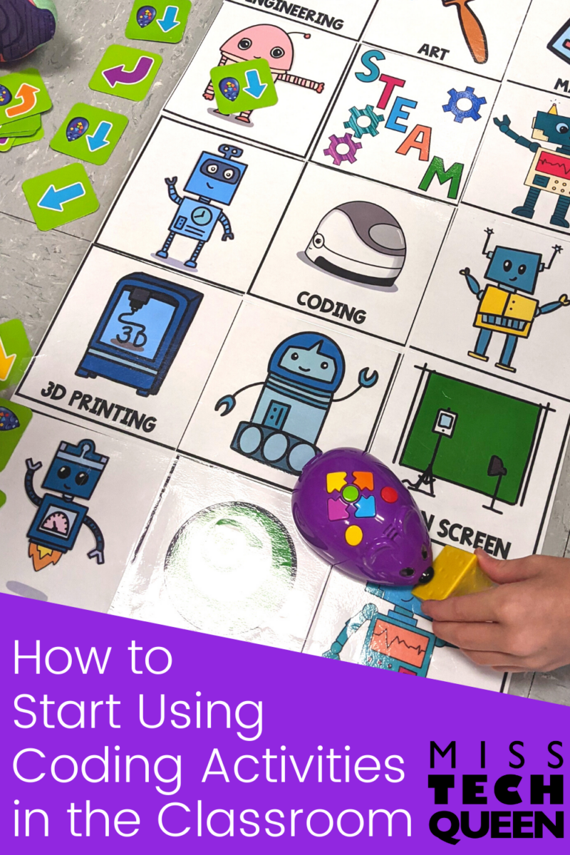 How to Start Using Coding Activities in the Classroom - Miss Tech Queen
