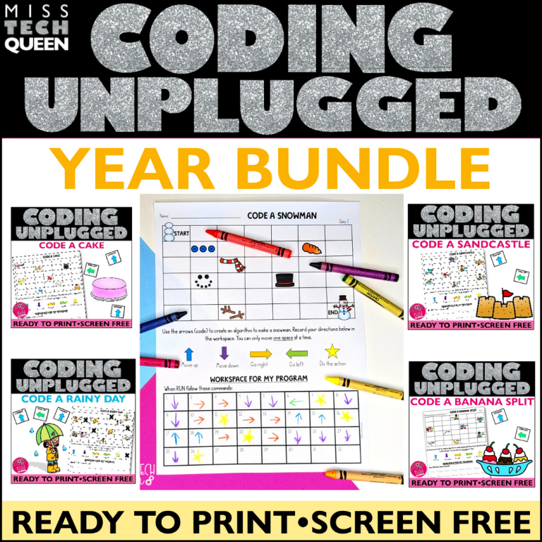 3 Unplugged Coding Ideas Your Students Will Love - Miss Tech Queen