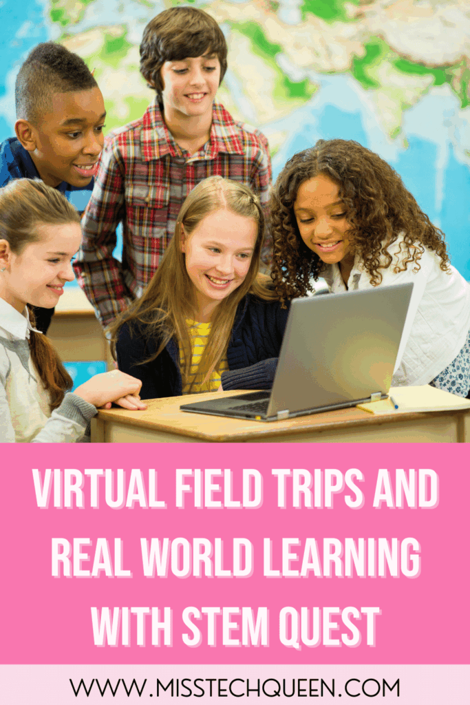 Pin it! Be sure to save these exciting STEM Quest virtual field trips to your favorite classroom Pinterest board so you can come back anytime for fun and engaging virtual field trips your students will love!