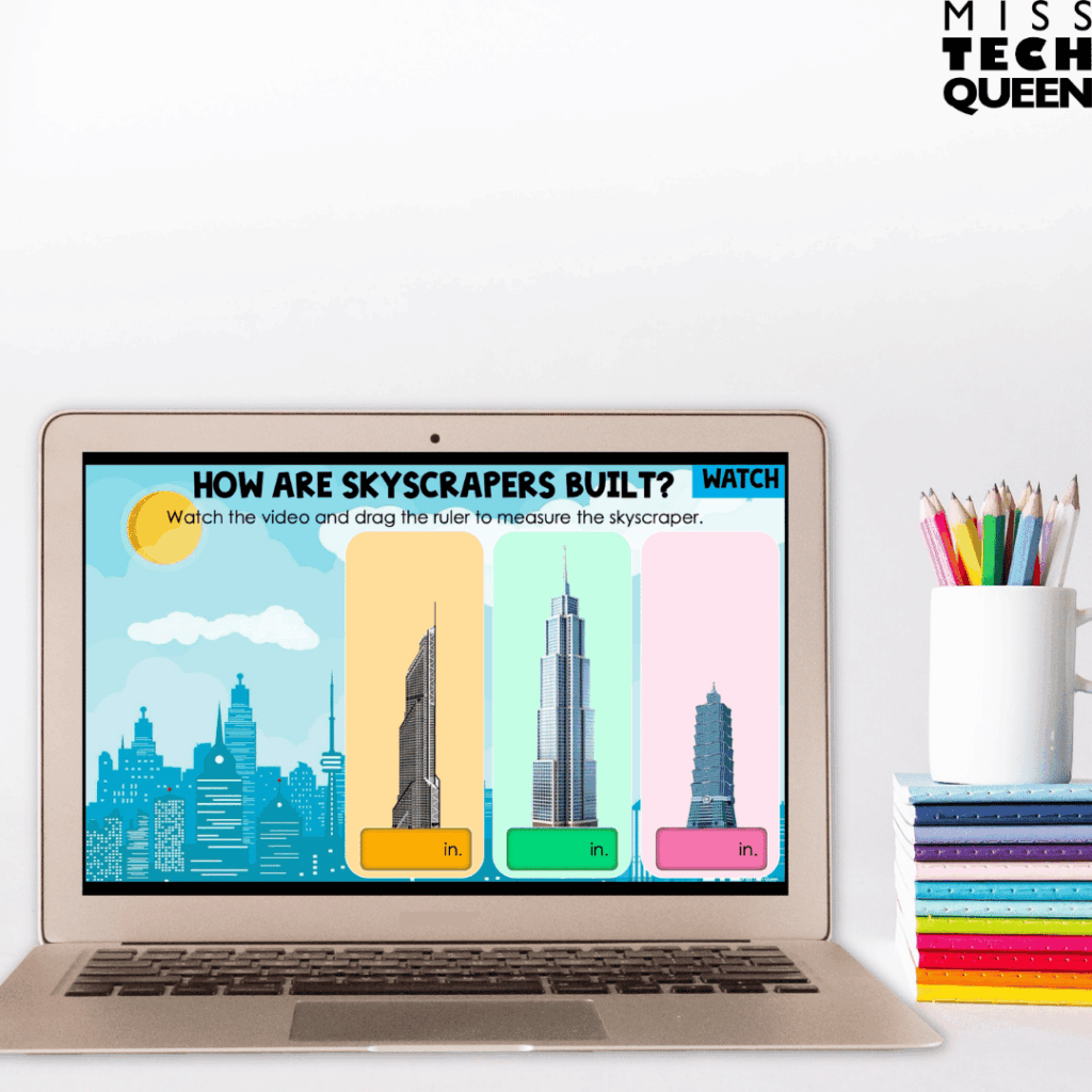 While your students are working their way through this virtual field trip, they will discover details about skyscrapers across the globe. 