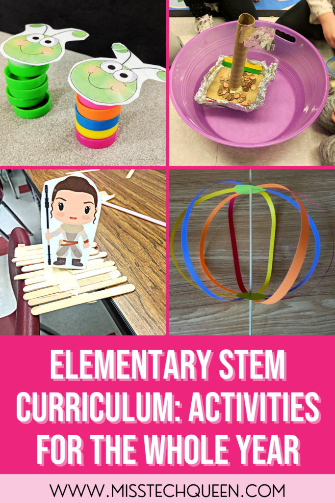 Planning STEM activities for the entire year is going to be a breeze with this elementary STEM curriculum. With a full years worth of STEM activities, you will have everything you need to celebrate holidays, months, and seasons with your students. Head over and read this blog post to find stress free, fun filled way to give your students opportunities for creative thinking, collaboration, and much more! #STEM #STEMactivities #STEMchallenges #STEMcurriculum