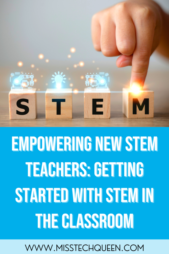 Getting started with STEM in the classroom doesn't have to be complicated with these awesome tips on what materials to use, how to organize your supplies, and what projects to start with. You and your students are going to love using STEM in the classroom this year! #misstechqueen #gettingstartedwithSTEM #STEMintheclassroom #usingSTEMintheclassroom