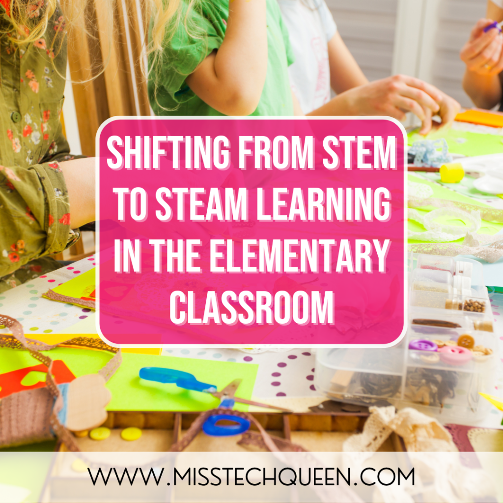 Shifting from STEM to STEAM in the classroom will be fun and easy with these easy to follow tips, tricks, and activities.