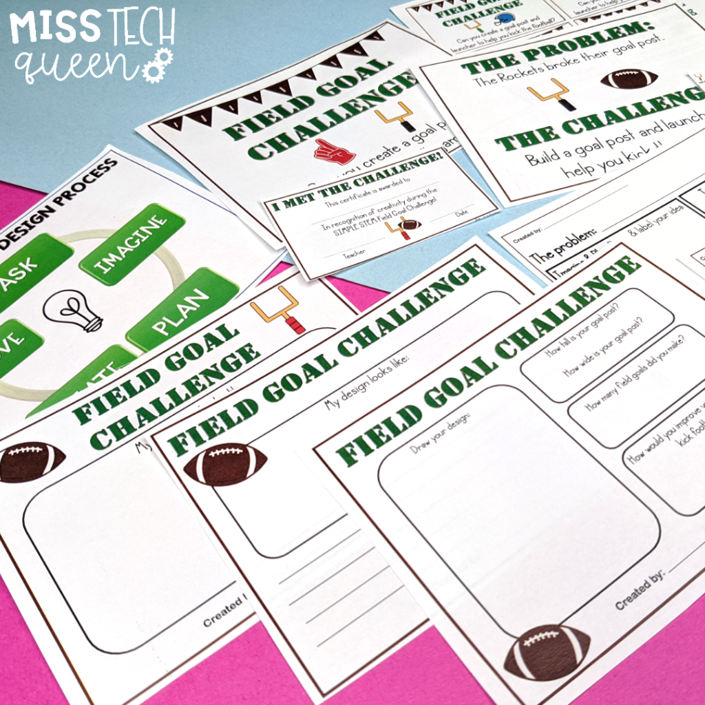 With resources like task cards, posters, certificates, and more included in the football STEM challenge, you will have everything you need to kick off an amazing STEM project.