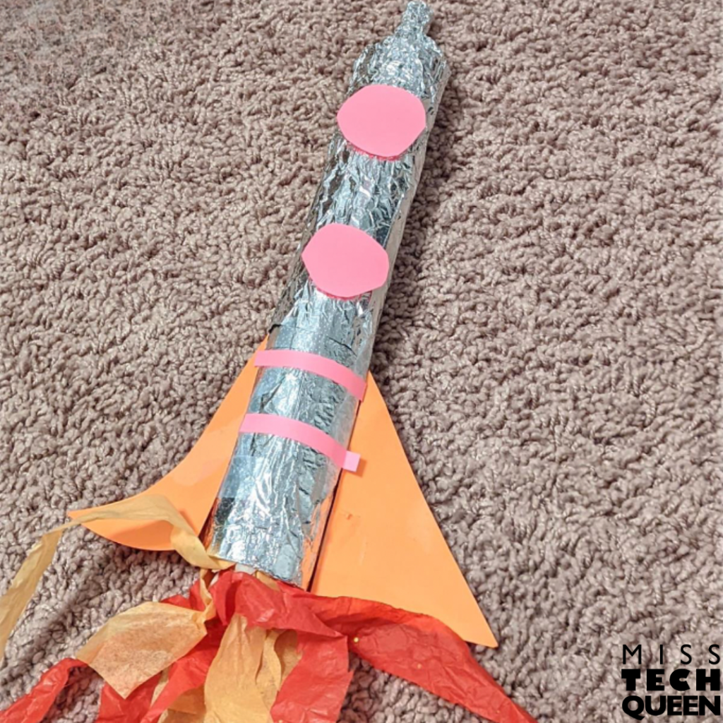 Your students will blast off into space week activities with this hands-on Build a Rocket challenge.