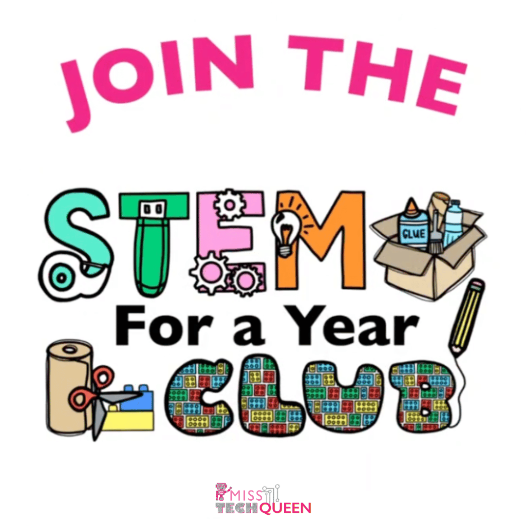 Join the STEM for a Year Club for helpful resources, tips, and all things STEM related activities to get you through your first year as a STEM teacher.