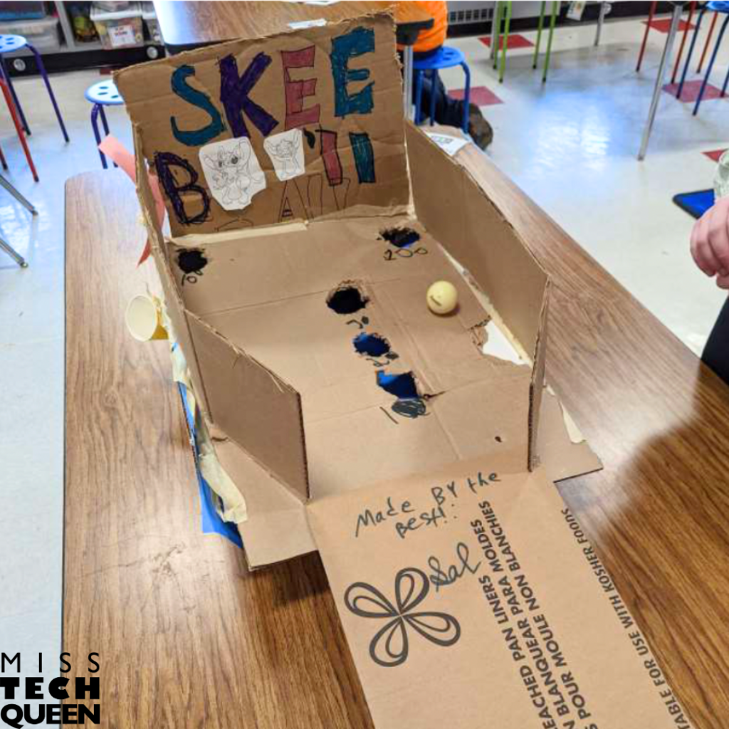 Use recyclable materials for projects when you start a makerspace to help keep costs low and imaginations active.