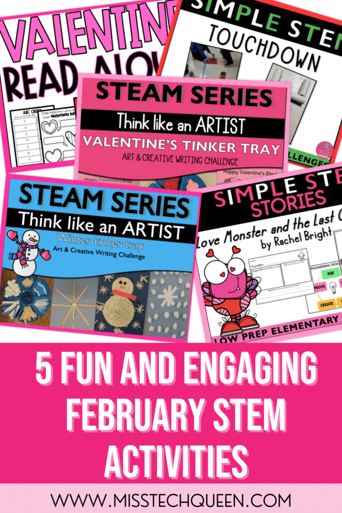 Engage your kids in science, technology, February STEM activities. Some great hands-on learning for the cold winter months. Remember to save this post to your favorite STEM Pinterest board for quick access to these February STEM activities.