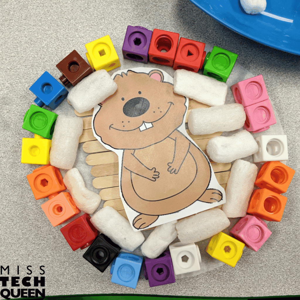 The Groundhog Burrows STEM activity challenges your students to design a safe groundhog burrow as the animal prepares to hibernate.
