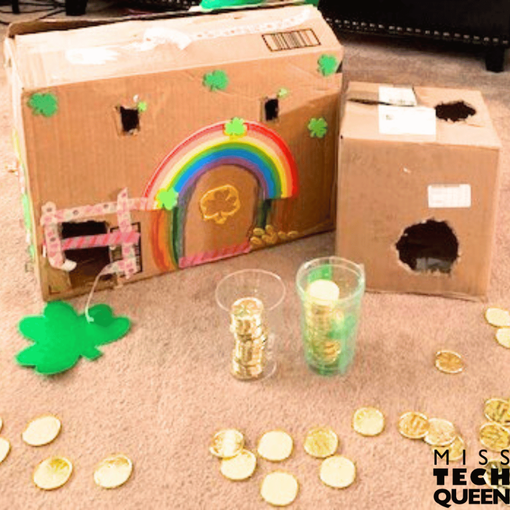 When it is time to decorate the trap, students can make the trap visually exciting while expressing their creativity during this free St. Patrick's Day activity.