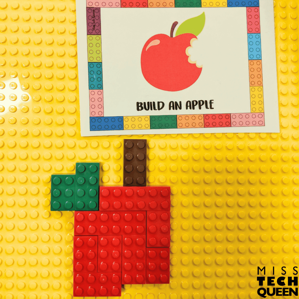 Another great activity for STEM night is my building task cards prompts. Students are to create different designs using LEGO bricks.