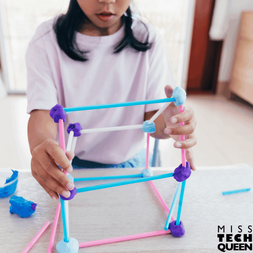 Using Play-Doh to have students build sculptures and experiment to see if they can complete a circuit encourages curiosity and exploration.