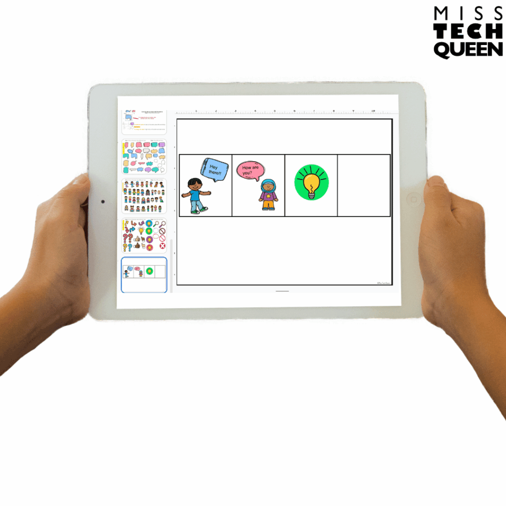 You can have your learners create a comic strip to retell a story. They can explain a lesson learned by a character, or even demonstrate digital citizenship concepts. 