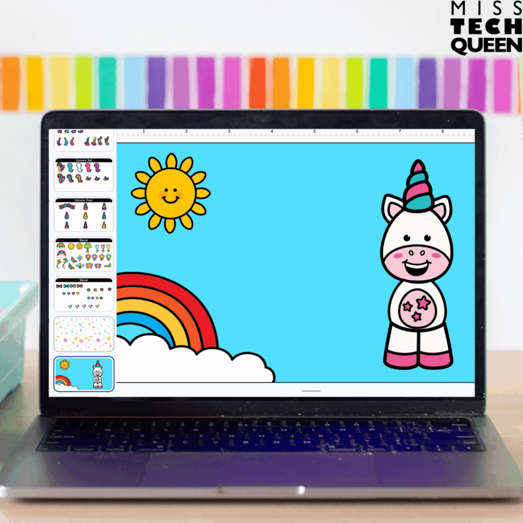 Build a Character activities allow students to make creations more personal.