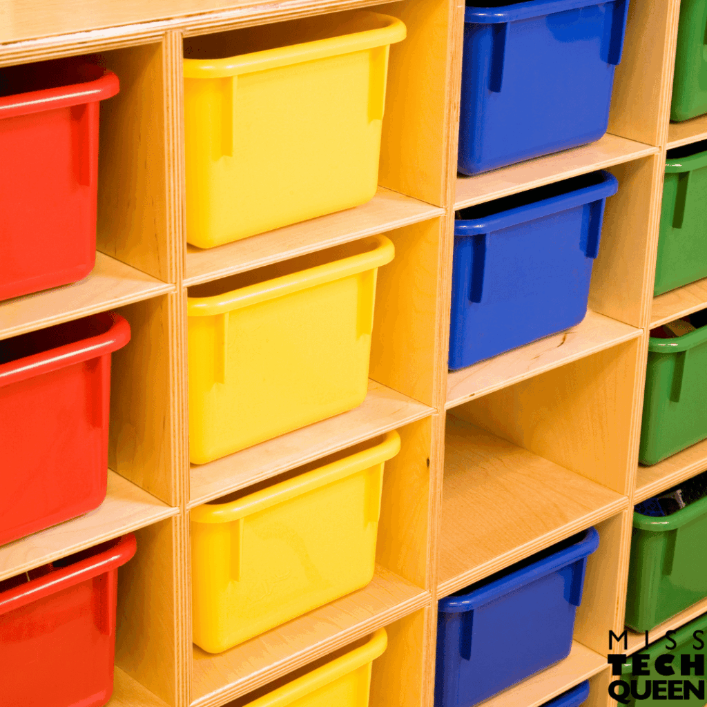 The key is to organize your elementary STEM supplies so your students can use them independently.