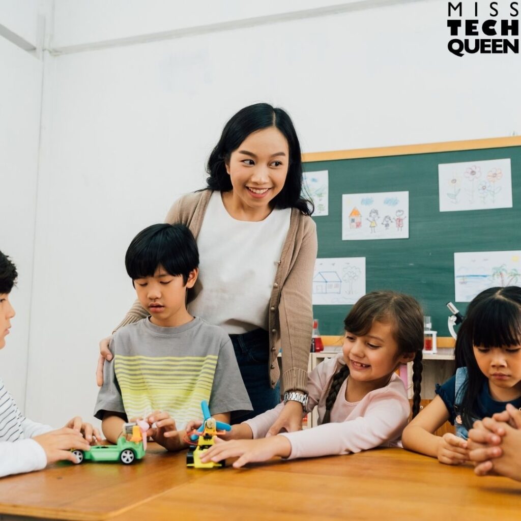 Before you start rotations, model exactly what your students should do at each STEM center. Show them where to find directions, how to gather materials, and what finished work looks like. 