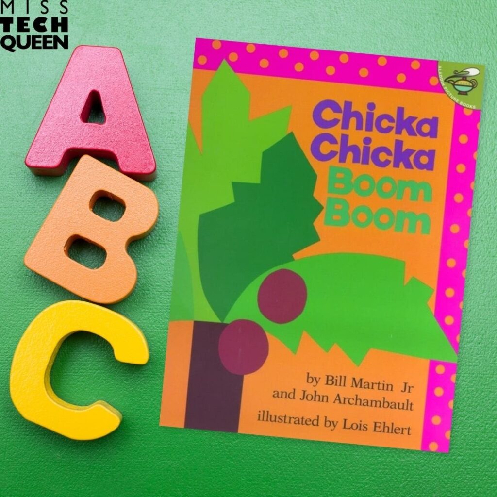 Chicka Chicka Boom Boom gives you a perfect setup for talking about balance. As the letters make their way up the coconut tree, eventually there are more letters than the tree can handle. Before moving into your STEM challenge, go back to that part of the story.