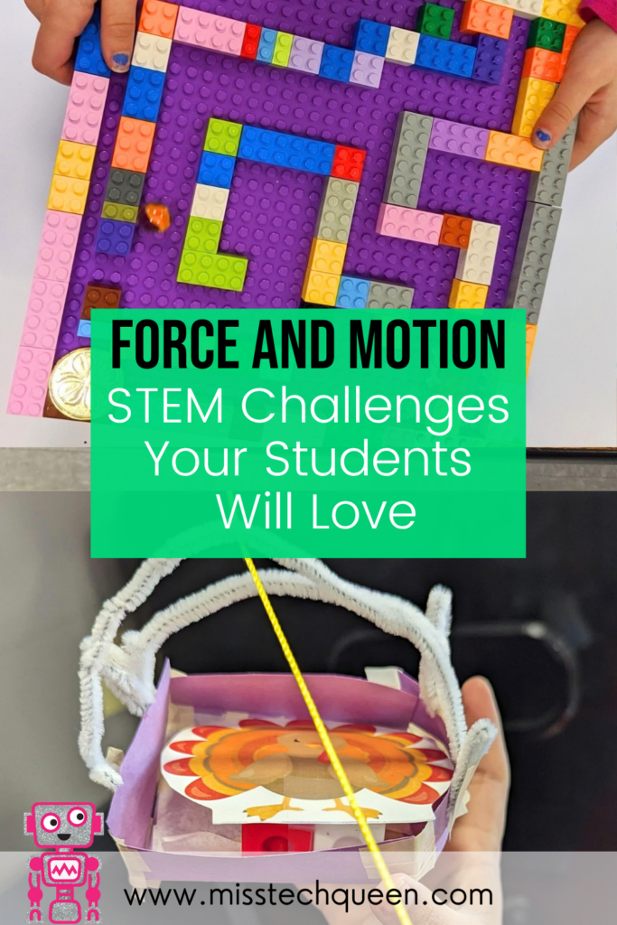 Save this post to your favorite STEM Pinterest board so you can come back when you're planning your next force and motion unit. You'll have quick ideas plus hands-on STEM challenges ready when you want your students building, testing, and learning through movement.