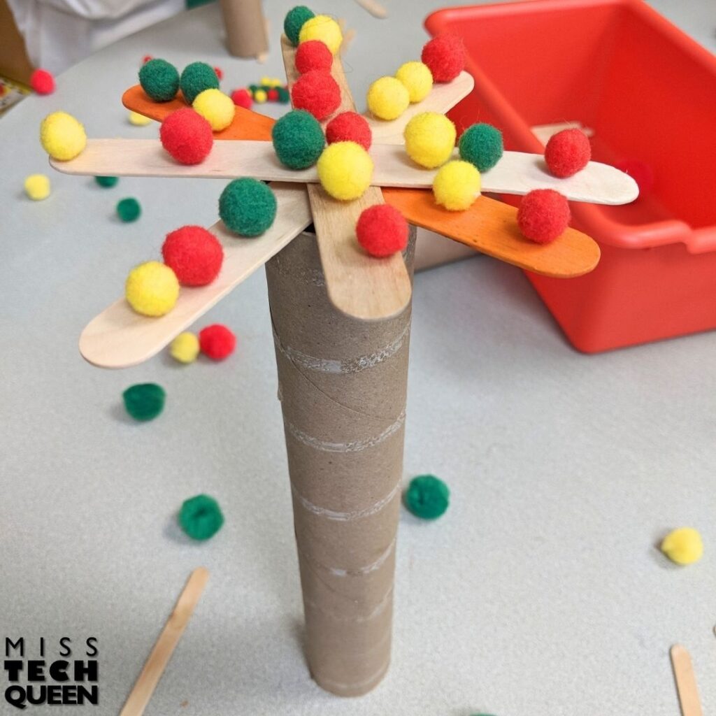 My Apple Tree STEM Challenge invites your students to design and build their own apple trees.