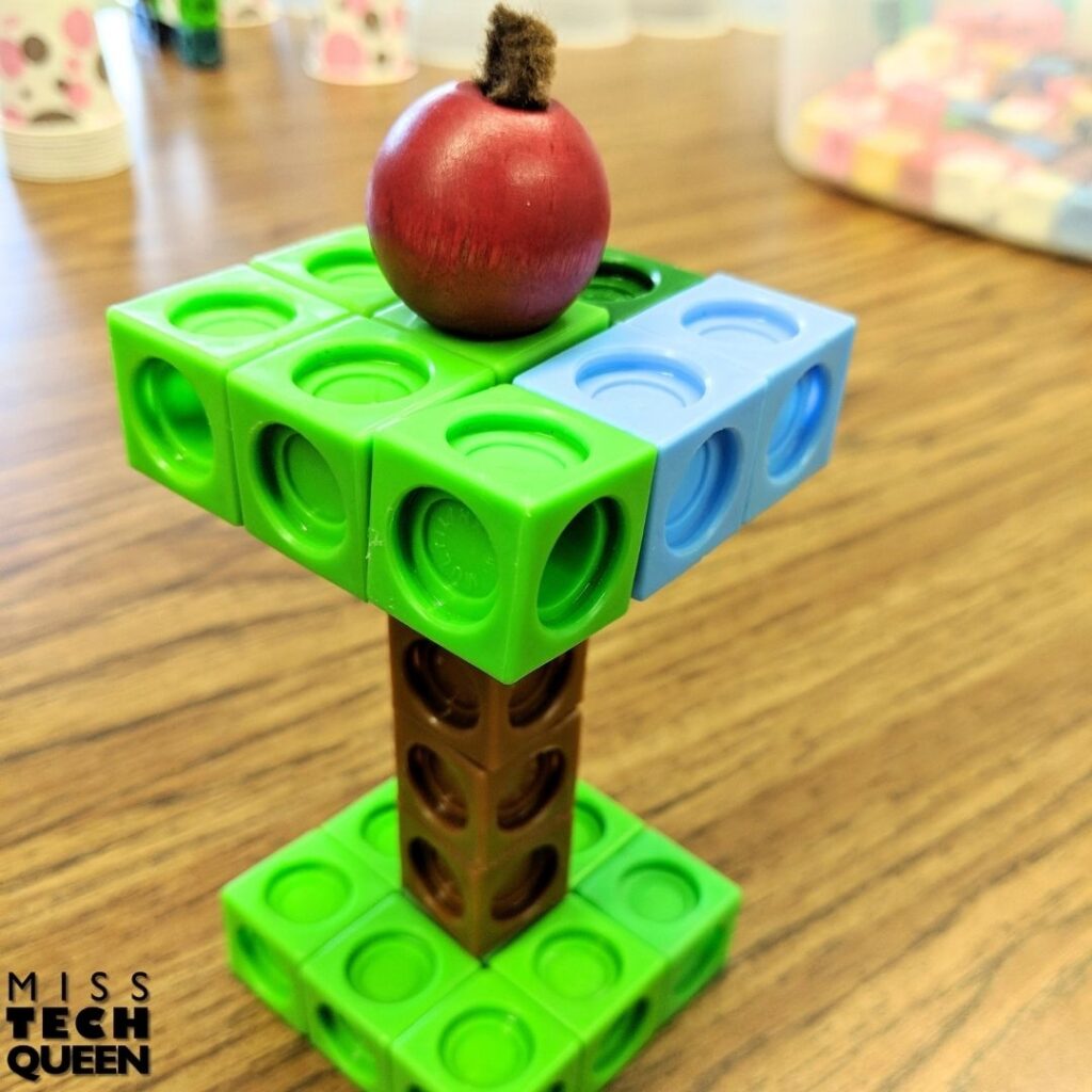 My Apple Stack STEM Balance Challenge lets your students investigate that question while building towers.